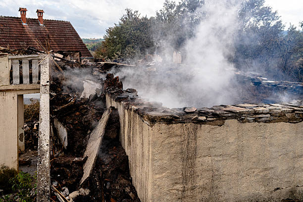 Professional Fire Damage Repair technician working in Odessa, TX